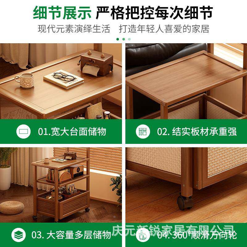 客简易家用移动茶推bj车小餐车厅收纳车架边几几置物沙发边桌小户