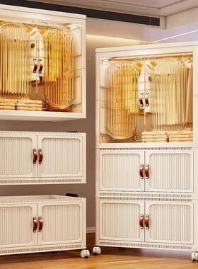 衣折叠衣柜成人安置物柜BLC家卧室免装简易衣橱服宝宝衣柜储物用柜子