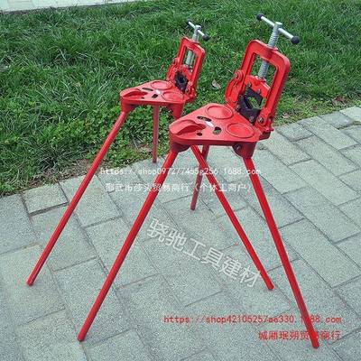 管虎钳台带腿压力钳带架子钳管子钳台钳水管钳2606号号钢管钳3管