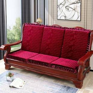 凉椅坐垫bG82RFo带靠背冬夏两用套头沙发一体软质高红全实端四季