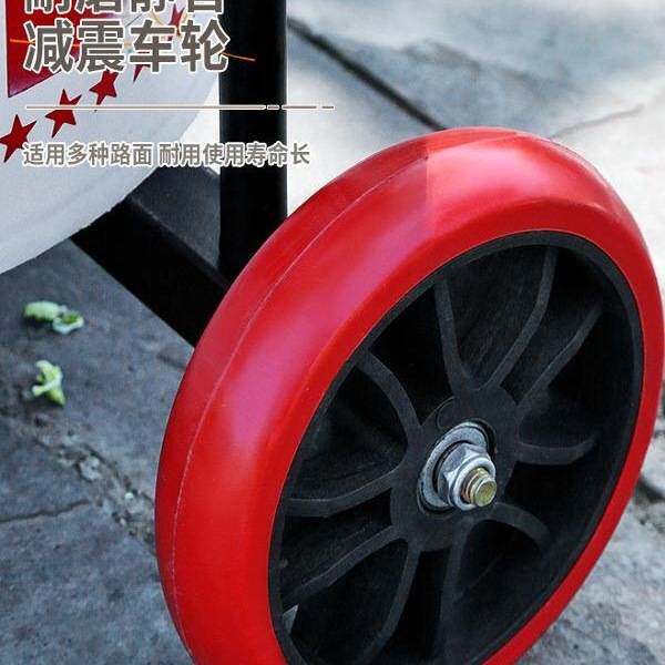 新款升级静音轮倒水车手拉式小推车倒垃圾运水桶农村家用泔水车
