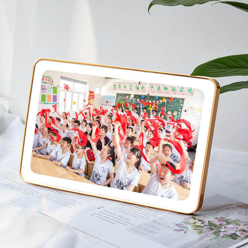 V5O毕业照F76S8M65相框水晶中版画摆台儿园照片4小学初班幼级集体