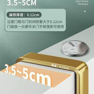 门后挂钩挂衣架收置轻奢创意门上新免打孔534门背式 纳物衣服挂架