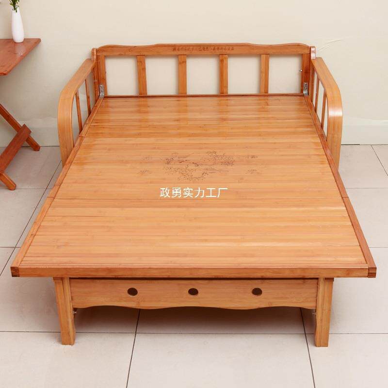 午折叠床沙5发床两用双单人午睡休成人家用1人.XFJ米小户型简易竹