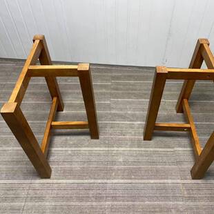 橡胶实木木桌腿脚支桌脚架无品牌/大板桌子腿桌子底座茶几腿餐桌