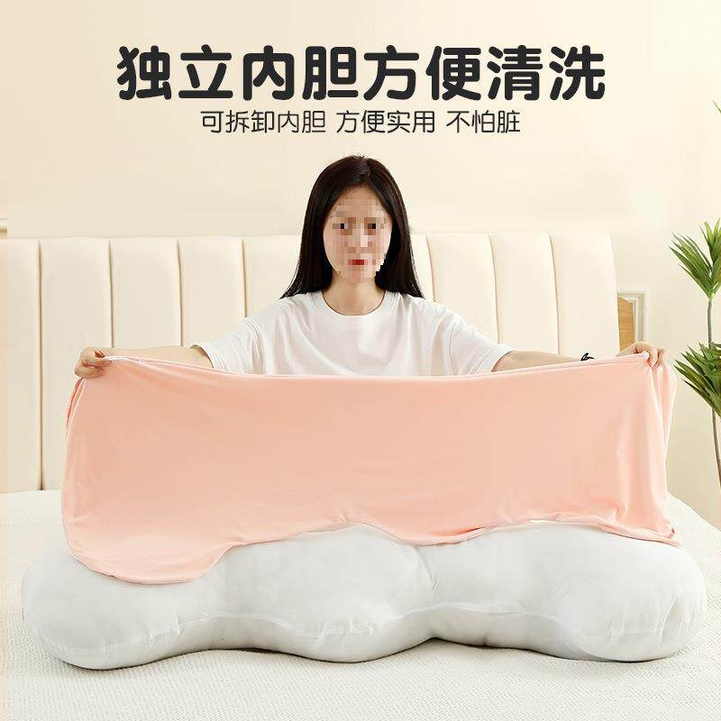 冰丝条女生睡觉夹长抱枕腿床上孕951016妇侧睡季凉感可拆洗成人长