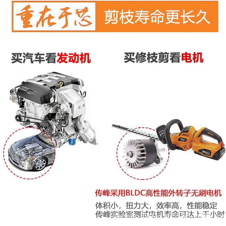 重充电式机修枝机497绿篱机采茶绿化修剪茶艺树修剪机修园粗枝剪