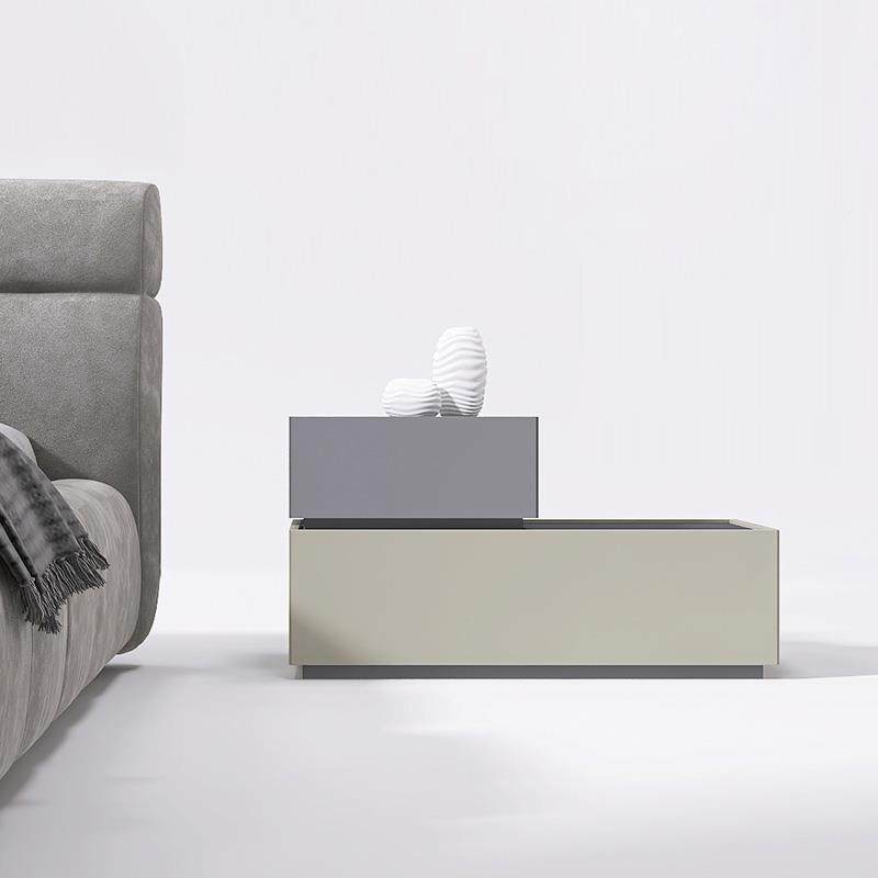 5V意式大极简容烤漆斗柜现代简模块组合约客储物抽屉量柜子卧室厅