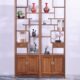红木家具鸡翅木博古架实木中式 隔断多宝阁小户型博物架茶室置物架