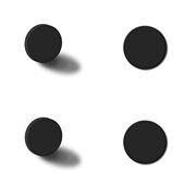 Φ25 HWB4 截止可见光 红外黑色滤光片 2mm 975nm红外透过滤光片