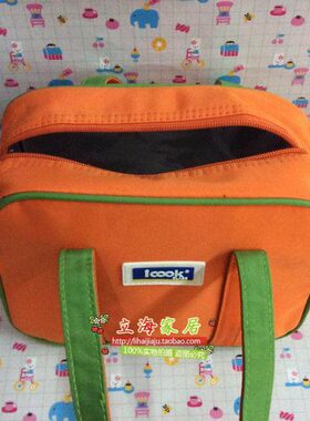 韩式ICOOK耐热玻璃饭盒微波炉可用保鲜盒密封碗便当袋保温包