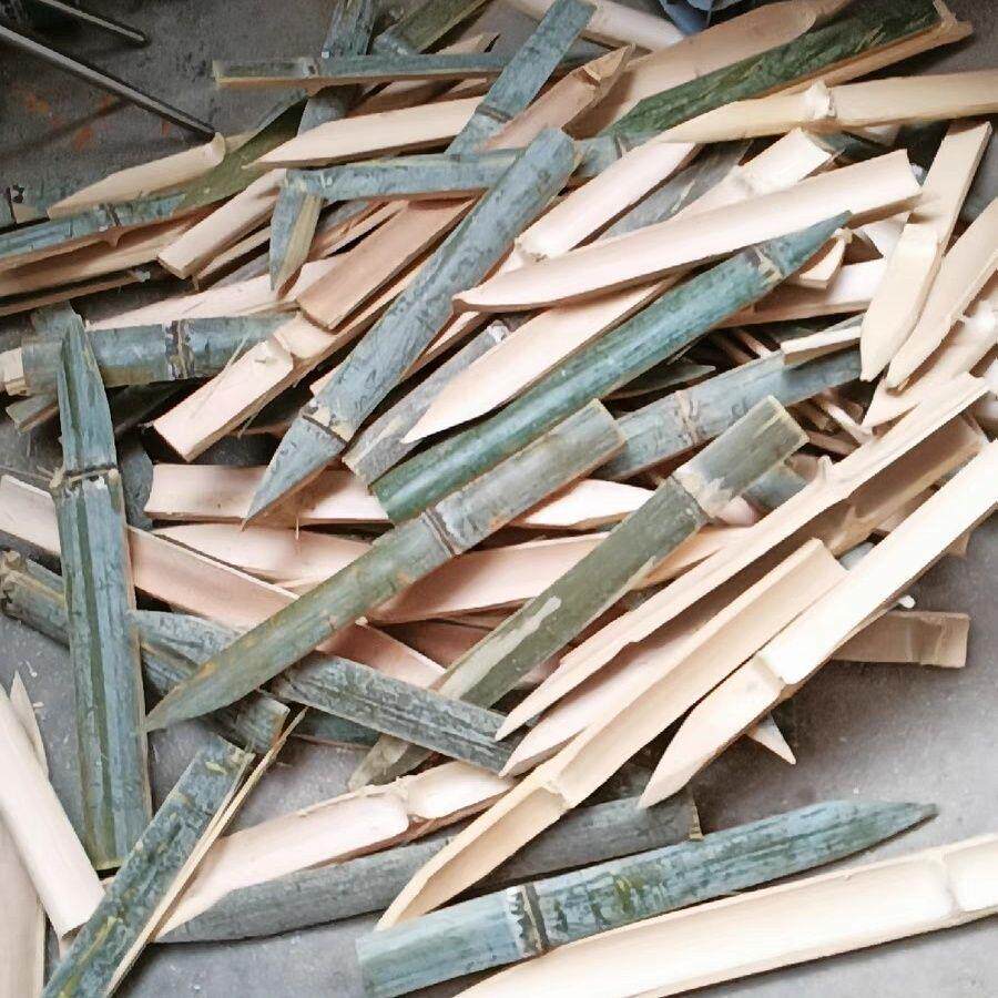 工地放样测量竹片桩用单头竹条尖头地桩毛竹桩工程竹子桩测绘竹桩
