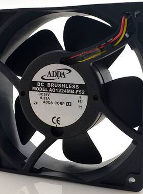 原装 ADDA AQ1224MB-F52 12038 24V 0.23A 12CM 全防水风机 风扇