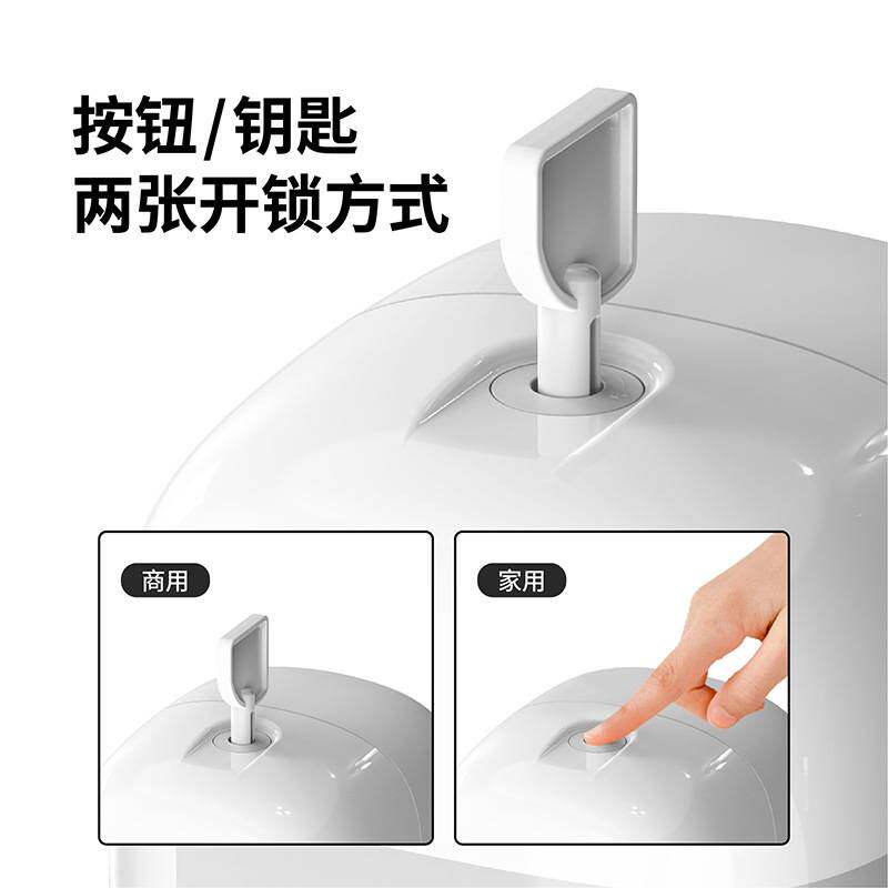 酒店宾馆家用皂液器700ml大容量壁挂按压公用给皂器液体皂液器
