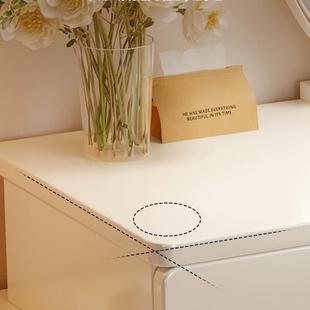 奶油风梳398室妆台床卧头柜一生体桌子卧简约现代化妆台女主化妆