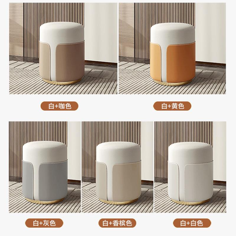 轻奢梳妆台凳子户HZ812型家圆凳简约化妆小椅久坐不累女生卧妆室