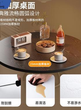 折叠桌包子家用小户型L-101879餐桌出租屋吃便饭小圆桌可折叠椅套