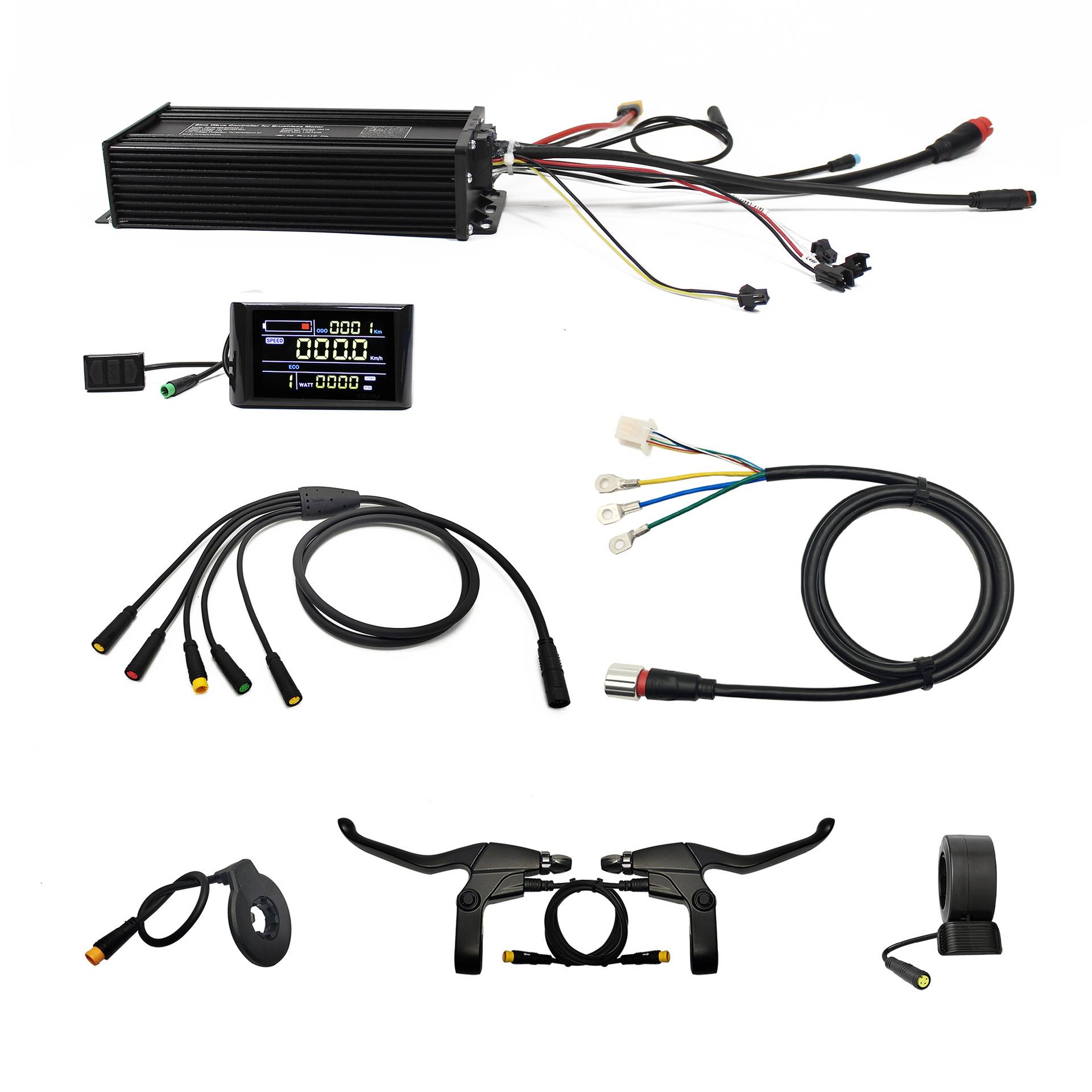 EBKE 跨境 电动自行车电摩控制器防水线自学习36V 48V 52V 1000W