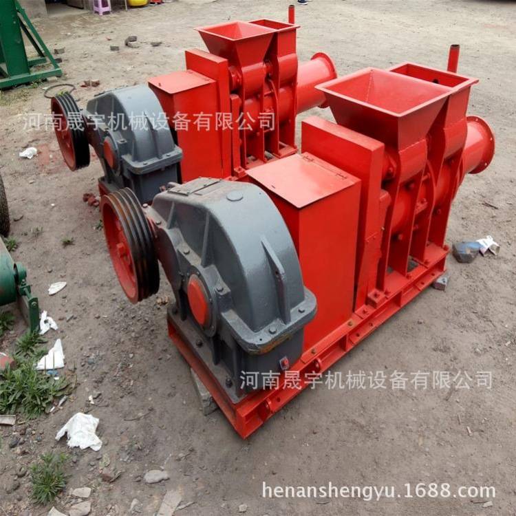 真空红砖机 粘土砖瓦成型挤出机 仿古灰砖生产线移动式真空砖瓦机