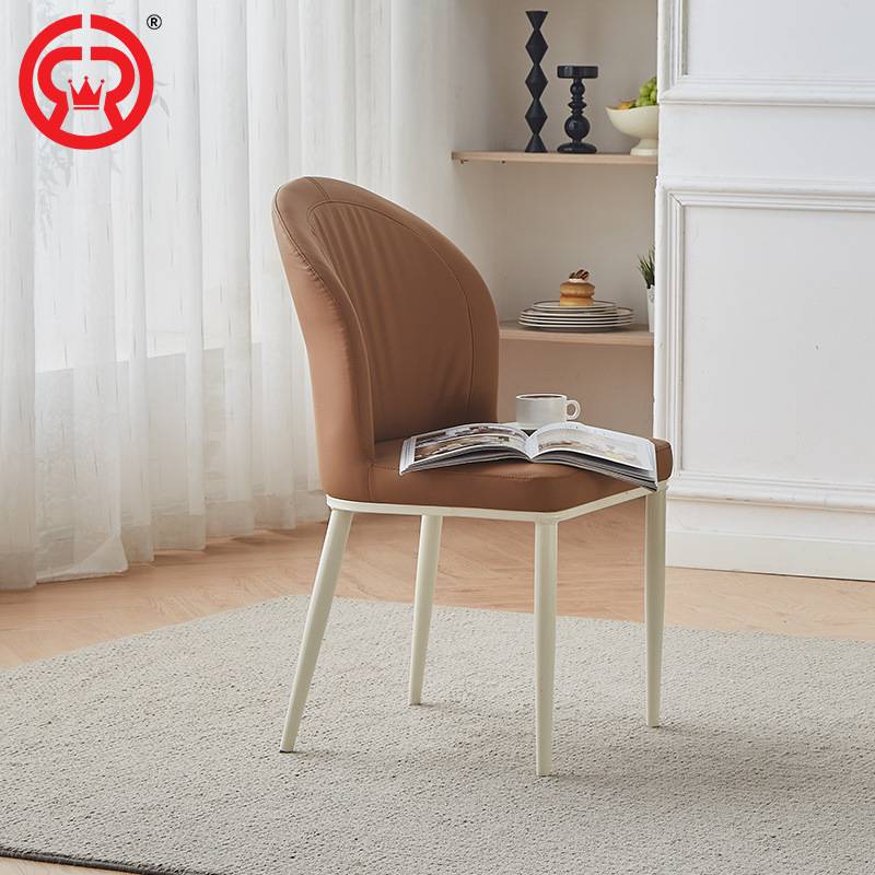 软包餐椅卧室电脑椅酒店待客椅小户型家用靠背椅商务洽谈椅太阳椅