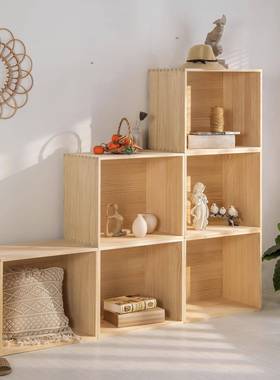 榻榻米木箱子储箱长方形柜子实加木收柜纳箱拼物接床N01箱宽拼接