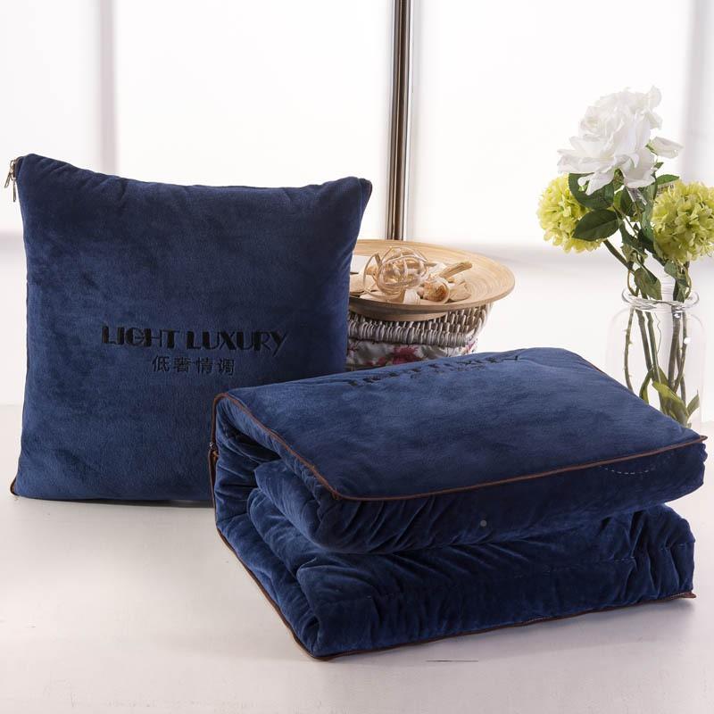 抱枕被子两用子ZND二合毯一枕头车上小车内车载之车用汽车四季通