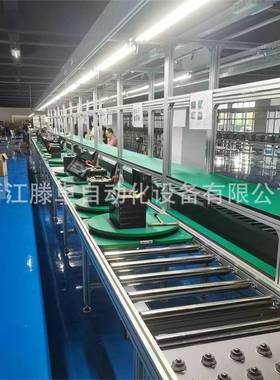 流生产工业家电电器老线音OMU响倍链LED化灯具自动老速化水线