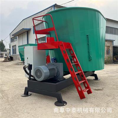 自动称重饲草料混料机牛场米秸秆草捆切碎混CSN合机玉养杆草拌料
