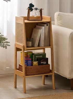 家用简易小架置物架落DZT地书柜书客厅靠柜墙物电视边柜收储纳多层架