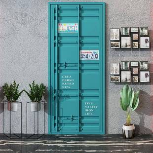 宿酒铁艺集装箱工业风门卫民生间厕所门复古k96v吧包t厢门室内谷