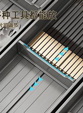 厨房碗收架盘子置物架抽橱QYC屉分隔内置餐具收纳纳盒柜柜内碗筷