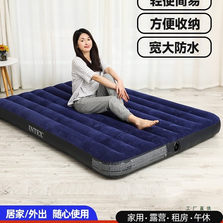 充气床垫家用双人单人户外便携午休床简易折叠冲气床露营床