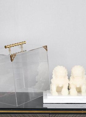 新中式狮子展罩示摆厅件样板办公茶几JC3769卧室房家居客售楼处软