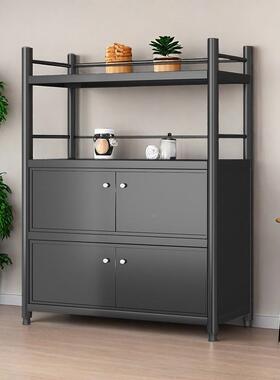 房物架落tt2j4lSX地式厨多层置物台架家用阳置储物柜烤箱微波炉架