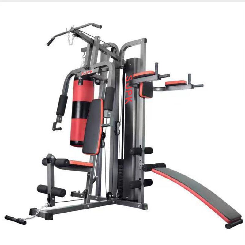 综合训练器健身器材家用3人站器械力量训练套装组合运动健身器械