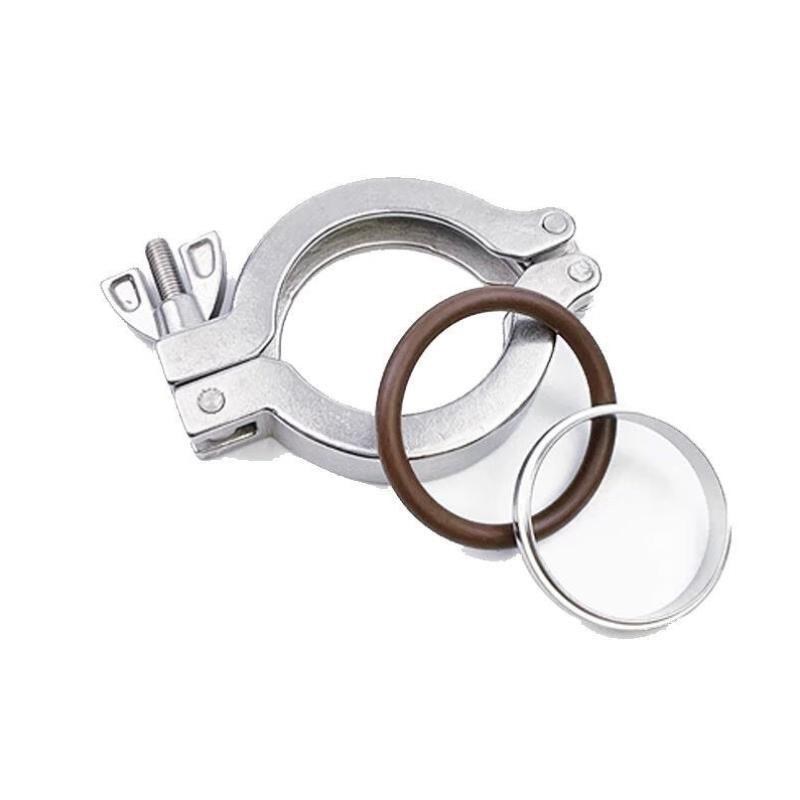 欧仓配套风管组件真l空卡箍304不锈钢定制快装风管管夹120单位