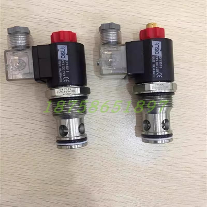 海德信液压HDX电动止回阀SV6-17E-y20/21/22/23/24/25-M-P泄压阀