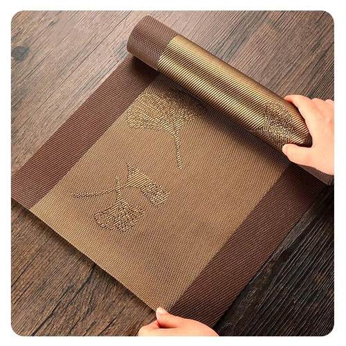 新中式桌旗桌垫茶几桌布禅意茶席防水茶垫餐桌茶台轻奢高端长条布