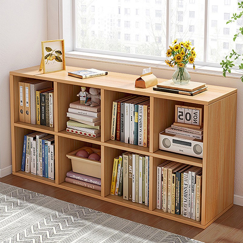 书架置物架落地书柜家用储物柜多层自由组合收纳柜八格Y柜矮格子