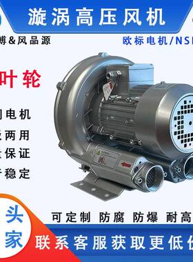 4KW高压风机HG4000-S吸黄豆风机4910000W鼓真空自动吸料输送漩涡