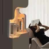 建筑石灯嵌ARX膏入楼梯式 转角感应拐夜灯壁龛灯角设计师内嵌氛围