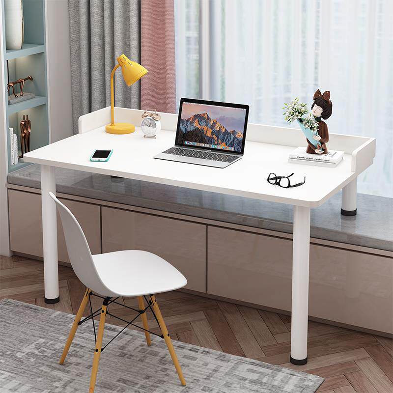 IL台桌飘窗书M0803桌带挡板电脑式短小子卧室窗台长腿写字高低脚