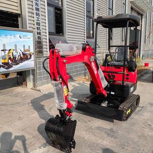 小程型土掘机1.8吨小家用挖1.8吨农用微型多功能勾机工微挖挖破碎
