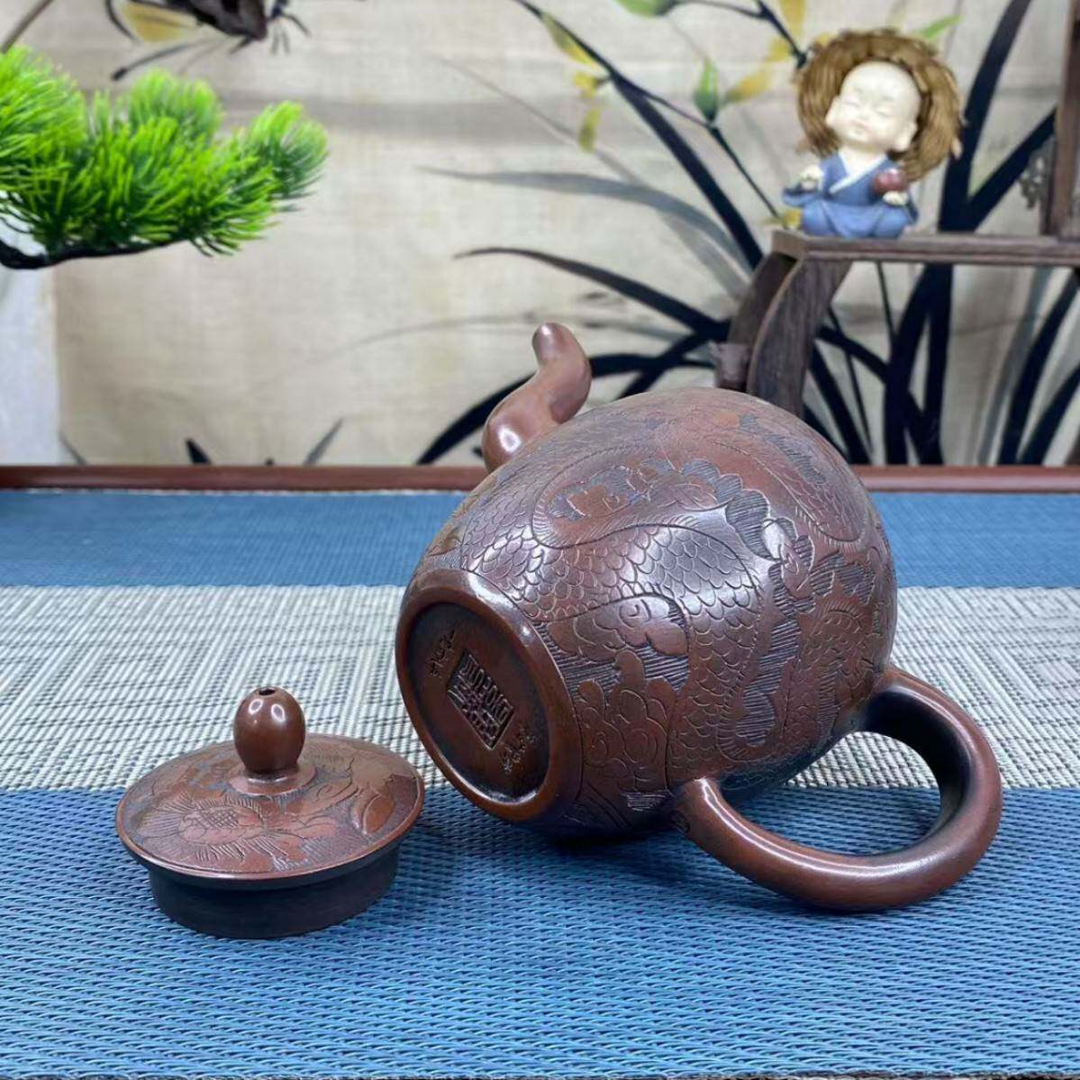 捂灰美人肩270c宜兴紫砂壶纯手工泡茶壶 源头厂家代发密文发货