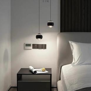 中高山灯具主卧室头吊灯端现代床简约极简小吧台灯饰可620升降吊