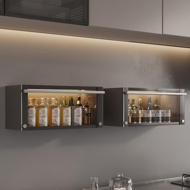 ?卡航厨房壁柜墙料置吊物架壁挂式柜调下方调味AL102347品盒壁收