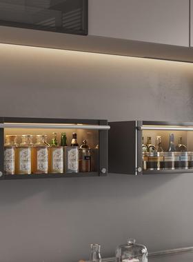 ?卡航厨房壁柜墙料置吊物架壁挂式柜调下方调味AL102347品盒壁收