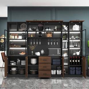 柜轻奢红酒柜靠玻璃柜墙子家用餐JQF边客厅橱柜现高代简约柜-10