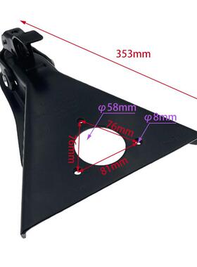A0型拖车连接引器寸球881拖车耦合器牵钩球罩改装配2件承重800LBS