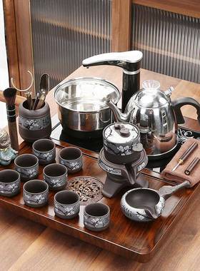 底上水水一F5M7HMJM体小号茶盘全自动紫部砂茶具壶套装家用客烧厅